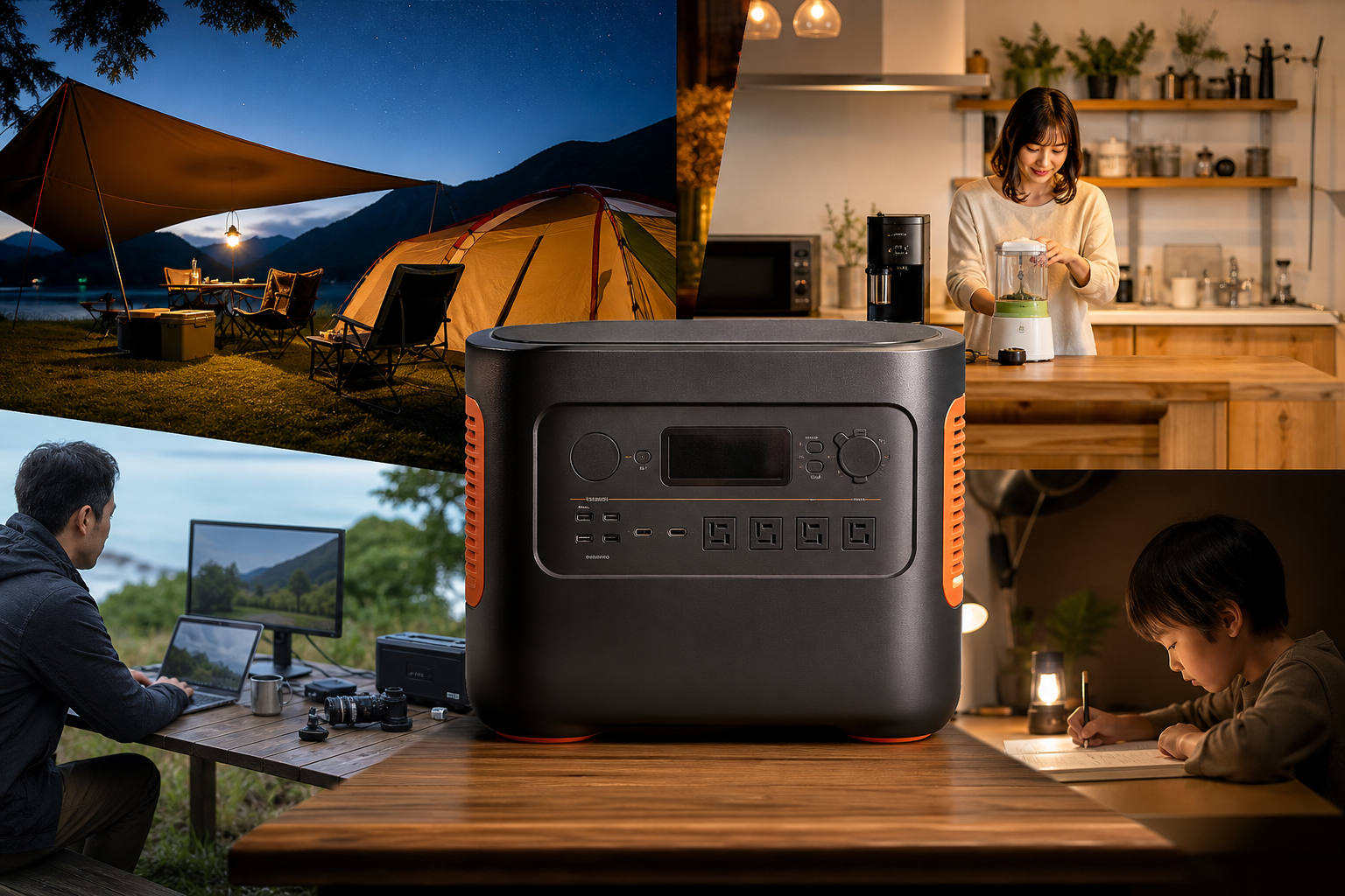 Jackery 1500 Newの「使えるシーン」を3つの具体例で解説