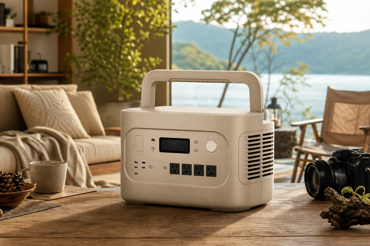 Jackery 1500 New サンドゴールドは「使えて・おしゃれ」な大容量電源です!