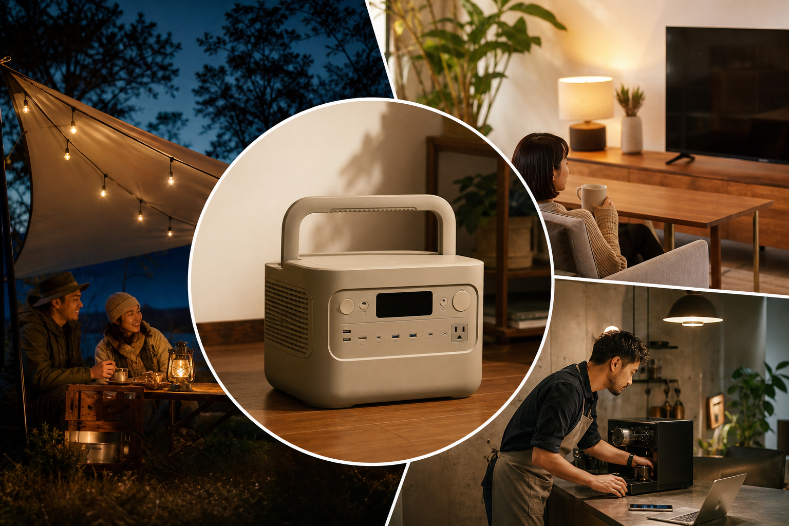Jackery 1500 New サンドがこんなシーンで大活躍!具体的な使い方3選