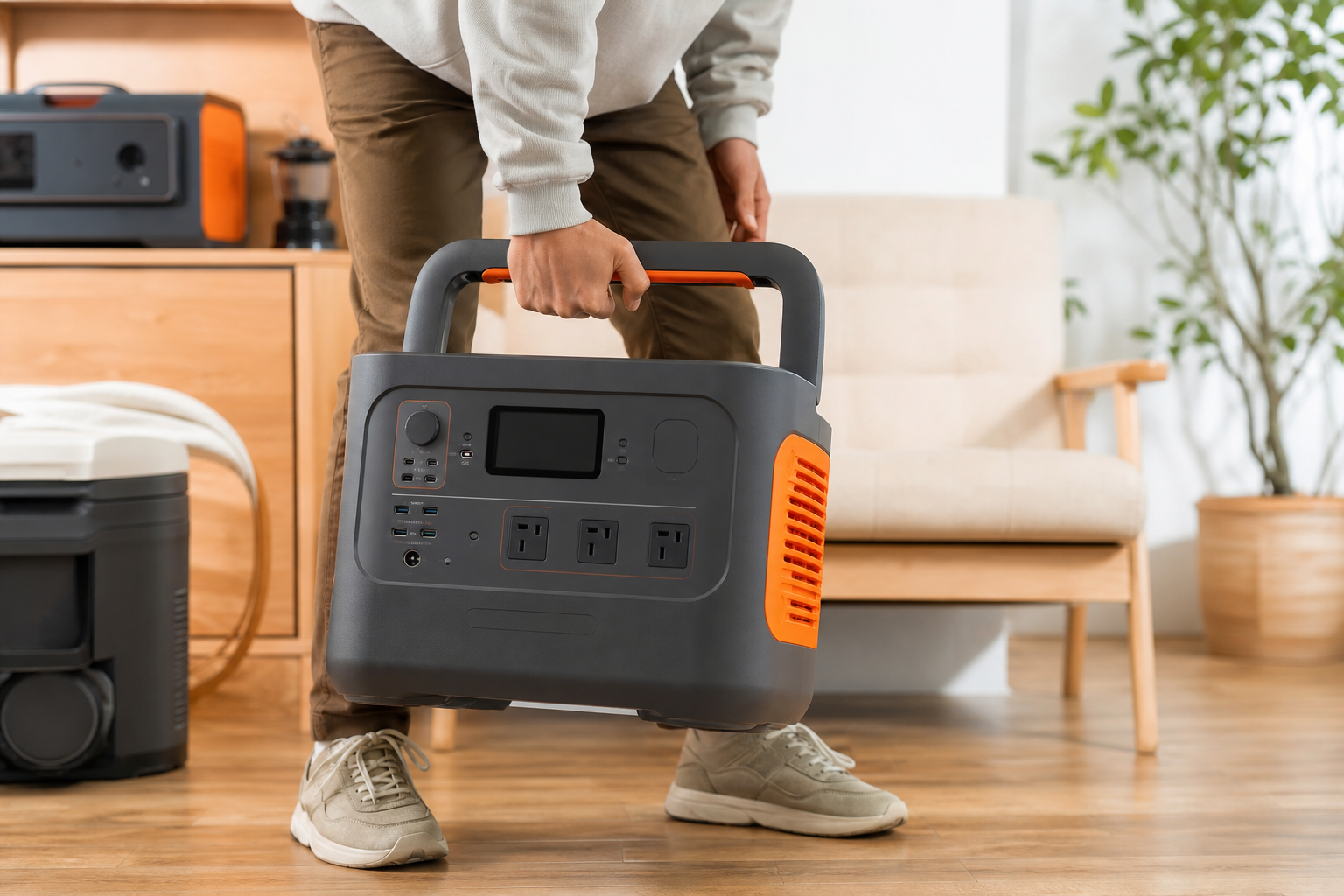 Jackery ポータブル電源 2000 Newの重量は約17.9kg