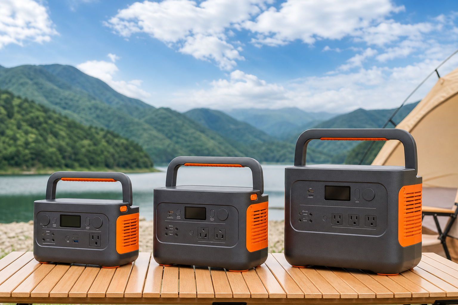 Jackeryポータブル電源の種類は「New・Plus・Pro」の3シリーズが基本です