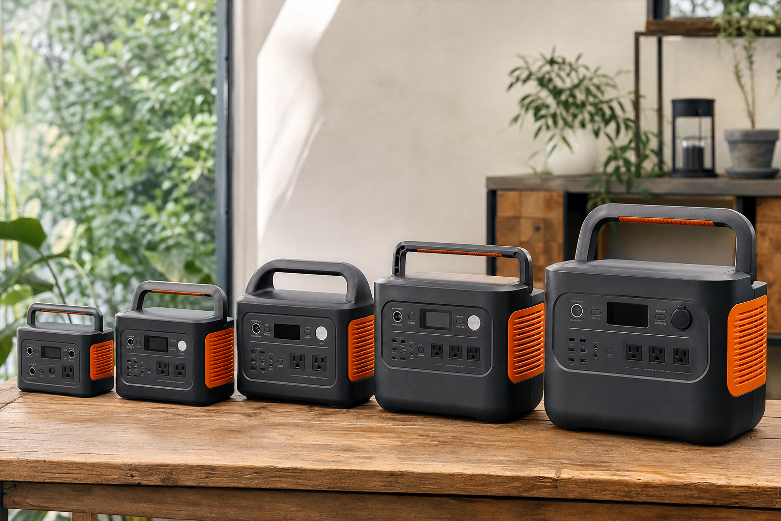Jackeryポータブル電源の重さは約3.6kg〜27.9kgまでモデルによって大きく違う！