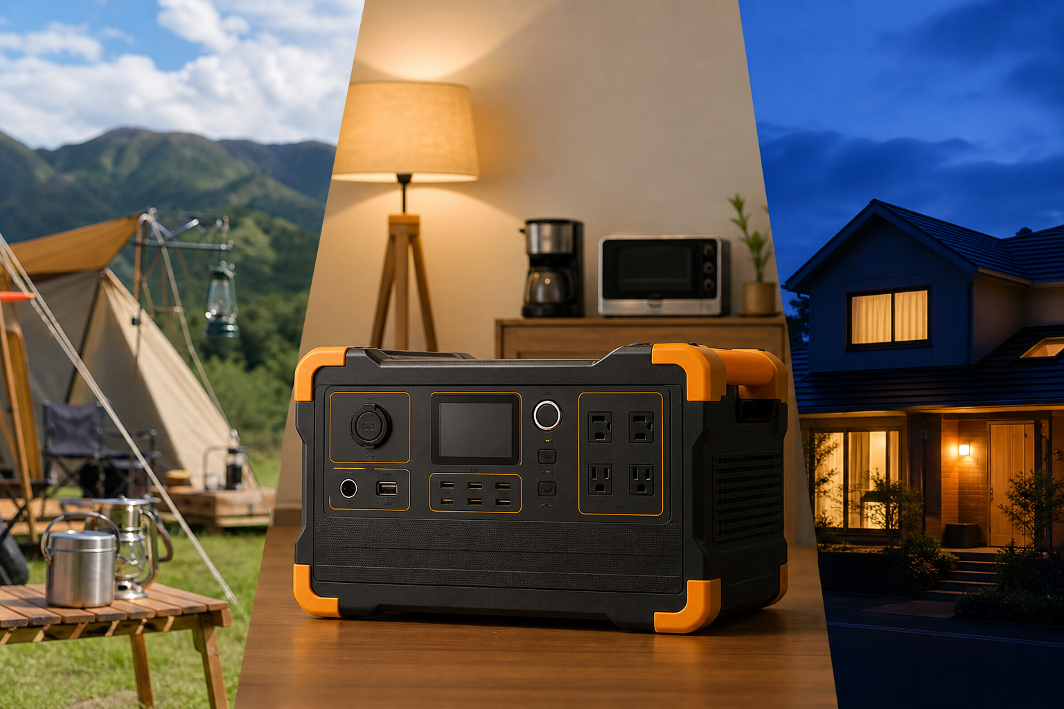 PECRON E1000LFPは「長く使えるLFP電池」搭載の実力派ポータブル電源です!