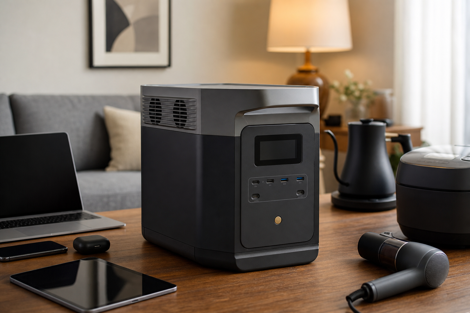 EcoFlow DELTA 2 Maxは「大容量+高出力」で家電もガンガン使える実力派電源です