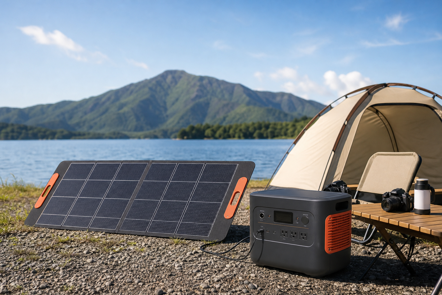 Jackeryポータブル電源2000 NewはソーラーパネルSolarSagaと組み合わせるのがベス