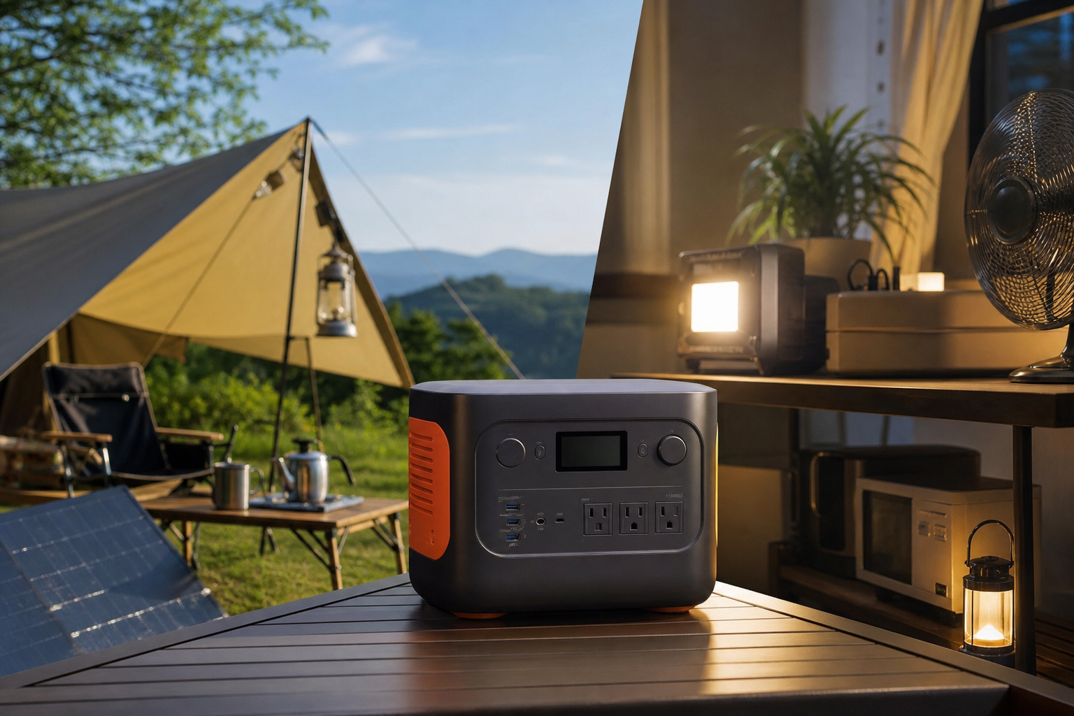 ジャクリのポータブル電源はキャンプ・防災どちらにも使える万能電源です！