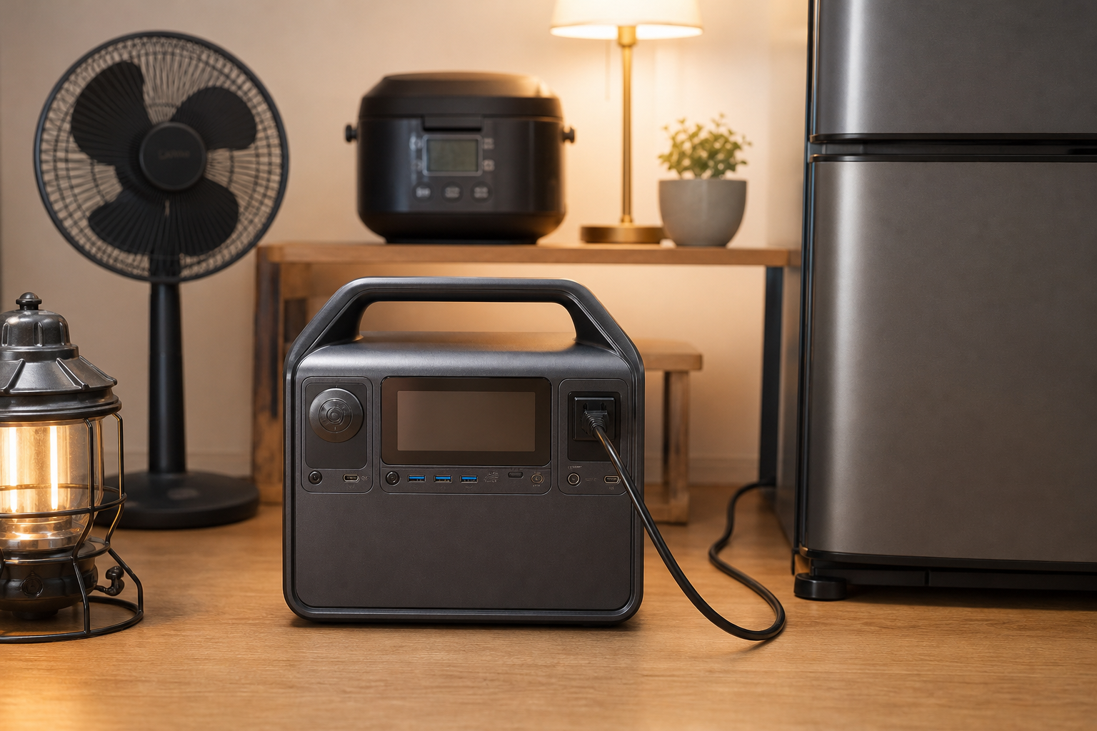 AnkerのポータブルS電源はAC100Vに対応しています