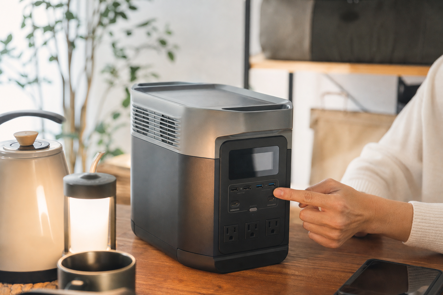 EcoFlowポータブル電源の使い方を丁寧に解説します