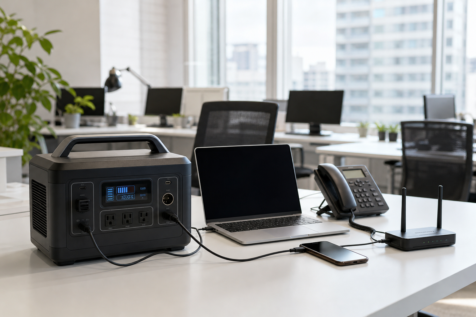 オフィス向けポータブル電源は「BCP対策＋日常使い」の両立が正解！