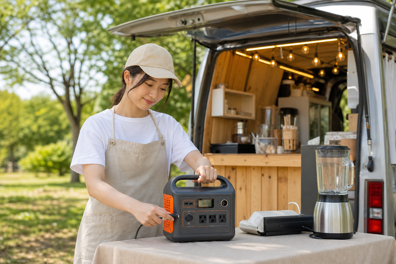 キッチンカー用ポータブル電源を選ぶ7つの具体的なポイント